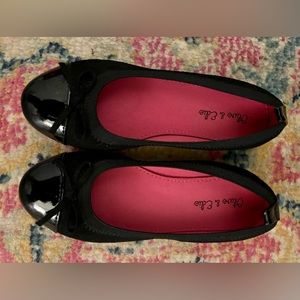 Cat & Jack Size 3 Girls Black dress shoes